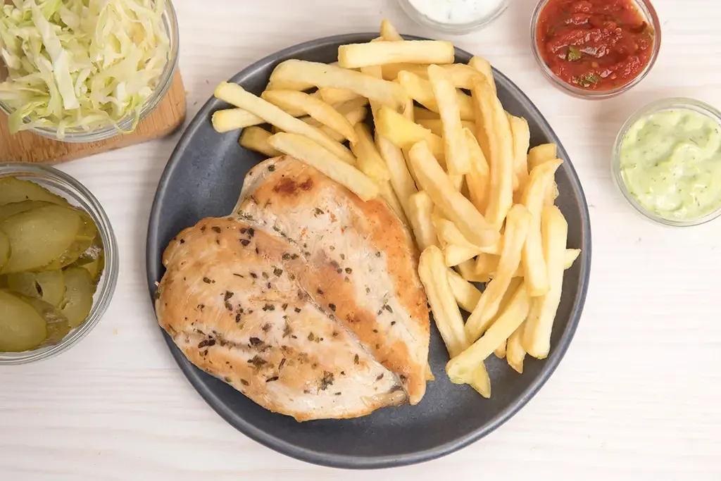 Meniu Piept de Pui la Gratar